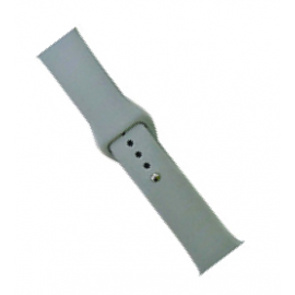 Apple Watch Soft Silicone Rubber Replacement Watch Strap - 38mm Grey