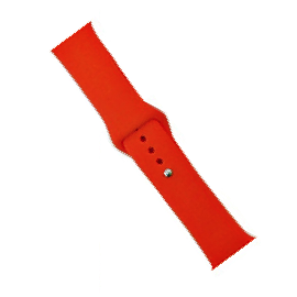 Apple Watch Soft Silicone Rubber Replacement Watch Strap - 42mm Orange