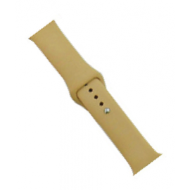 Apple Watch Soft Silicone Rubber Replacement Watch Strap - 42mm Walnut