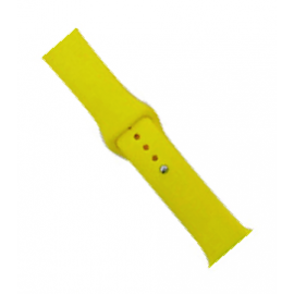 Apple Watch Soft Silicone Rubber Replacement Watch Strap - 42mm Yellow