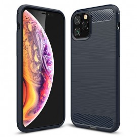 Stylish Matte Protective Silicone Bumper Case for iPhone 11 Pro - Navy