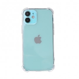 Shockproof Silicone Case Soft TPU iPhone 12 Mini - Transparent 