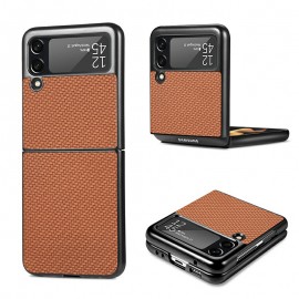 Protective Slim Case for Samsung Galaxy Z Flip 3 5G - Brown