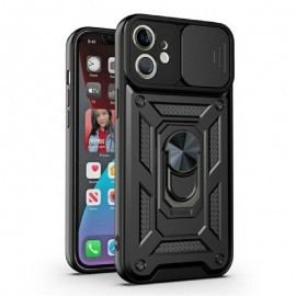 Heavy Duty Shockproof Case Cover for iPhone 12 - Black