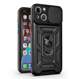 Heavy Duty Shockproof Case Cover for iPhone 13 - Black