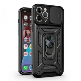 Heavy Duty Shockproof Case Cover for iPhone 13 Pro - Black